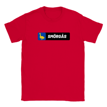 Smörgås - T-shirt för barn Röd