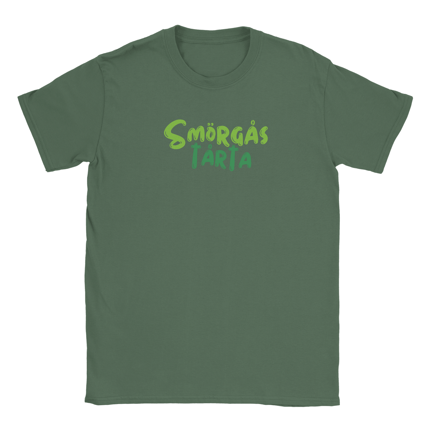 Smörgåstårta - T-shirt Militärgrön