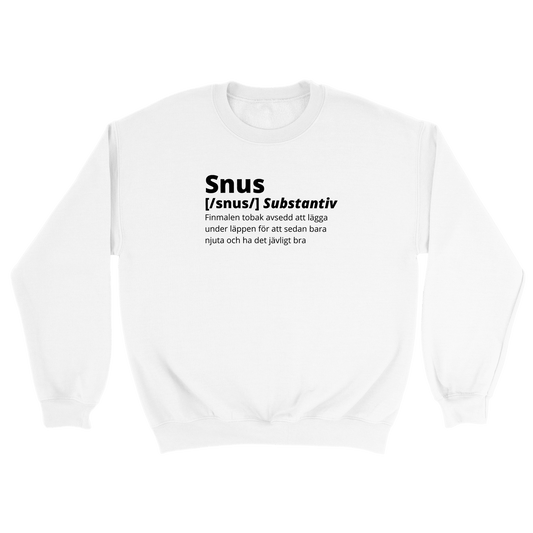 Snus - Sweatshirt Vit
