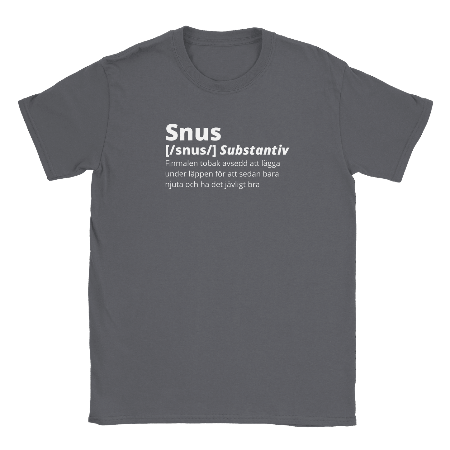 Snus - T-shirt Charcoal
