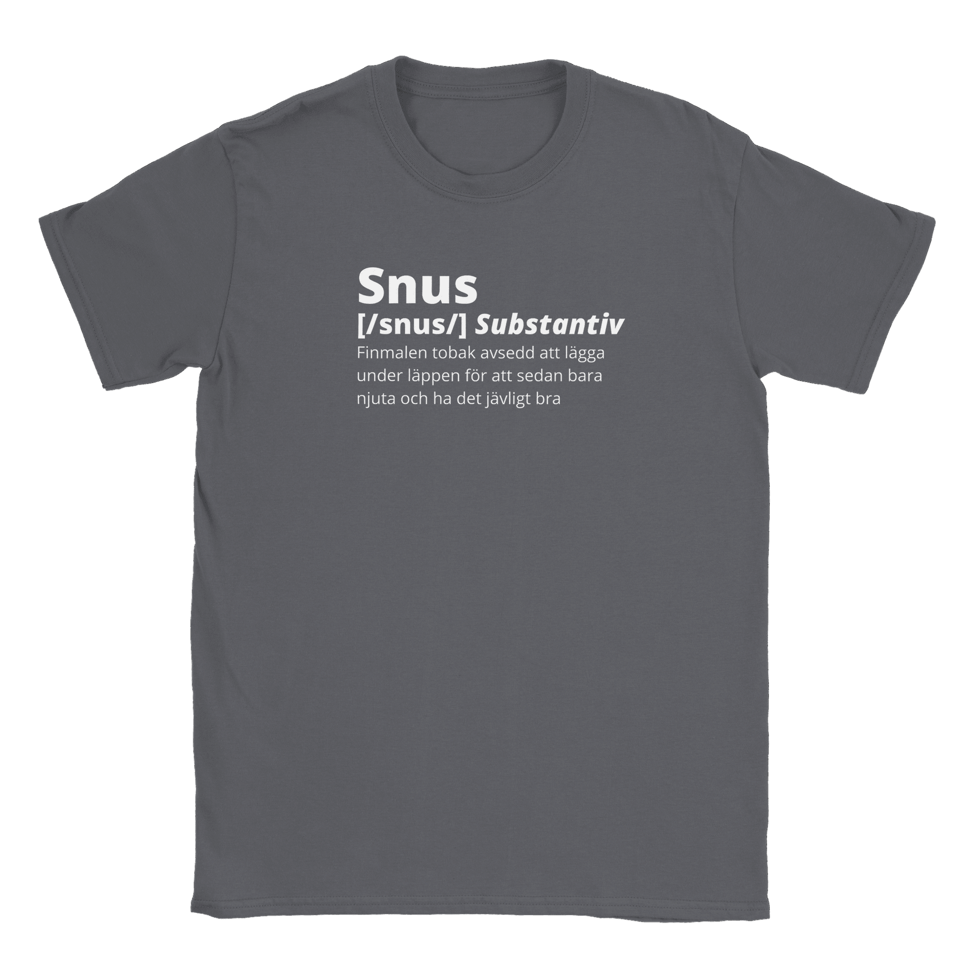 Snus - T-shirt Charcoal