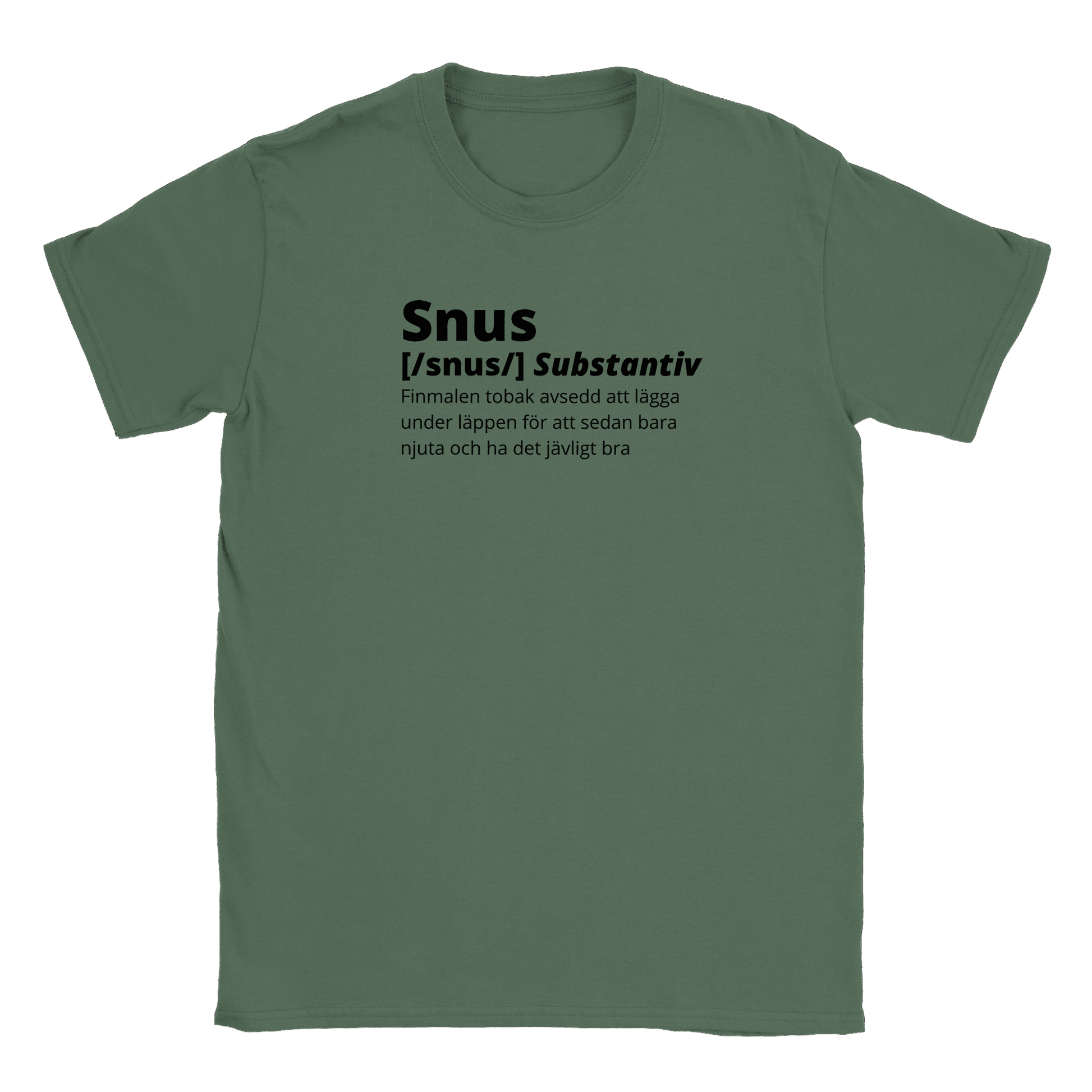 Snus - T-shirt Military Green