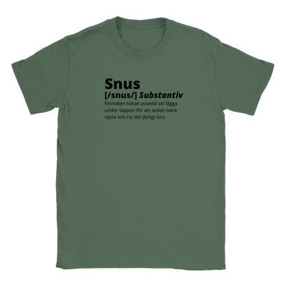 Snus - T-shirt Military Green