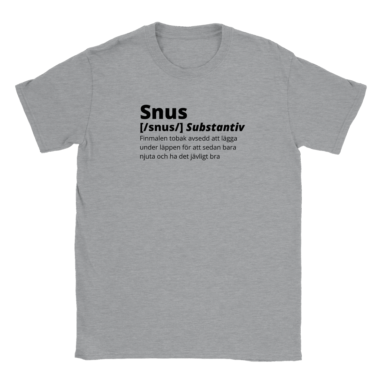 Snus - T-shirt Sports Grey