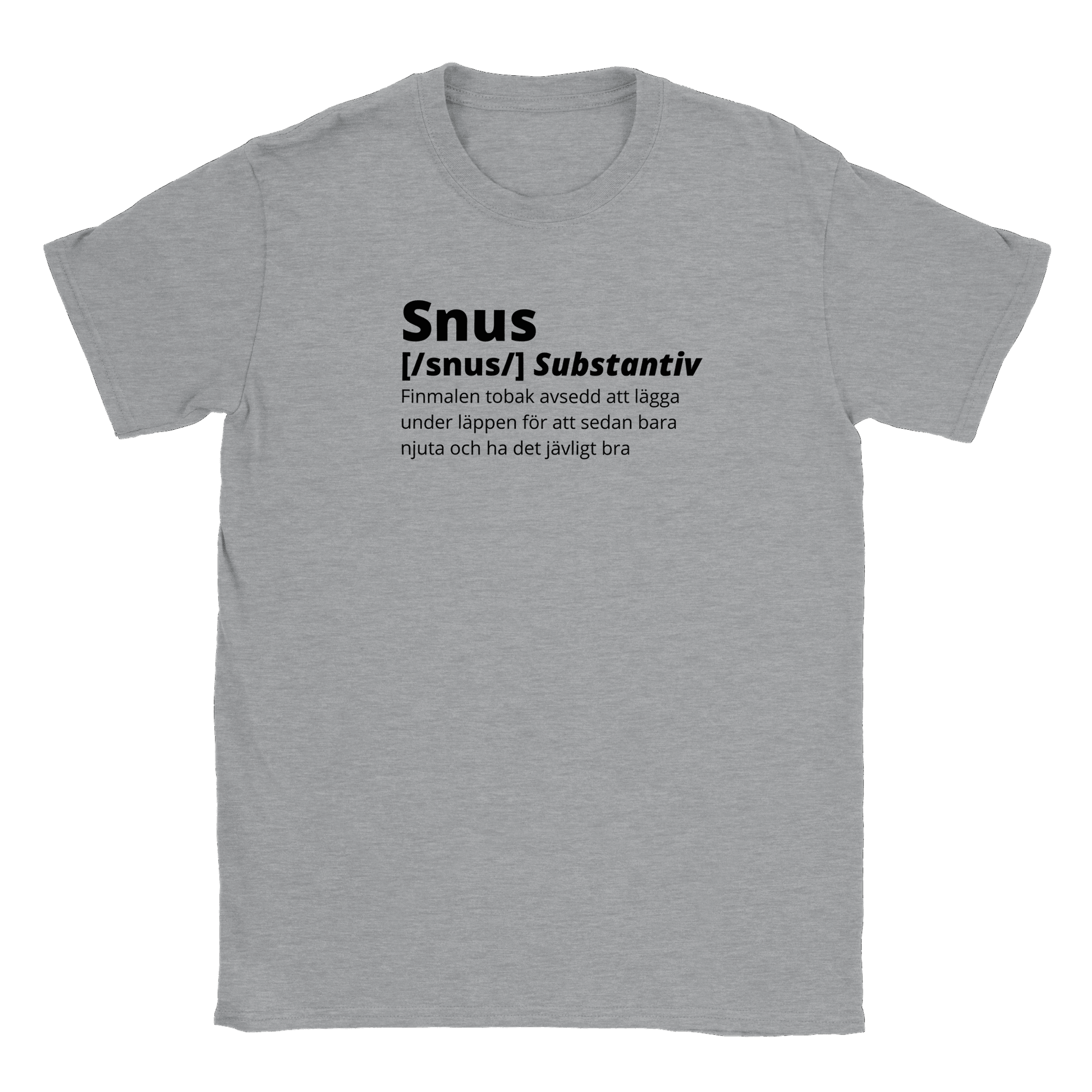 Snus - T-shirt Sports Grey