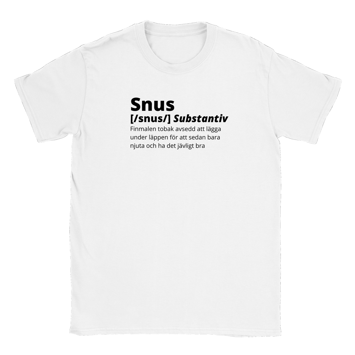 Snus - T-shirt Vit