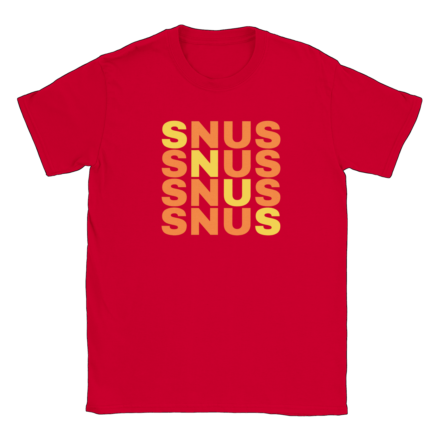 Snus x5 - T-shirt Röd