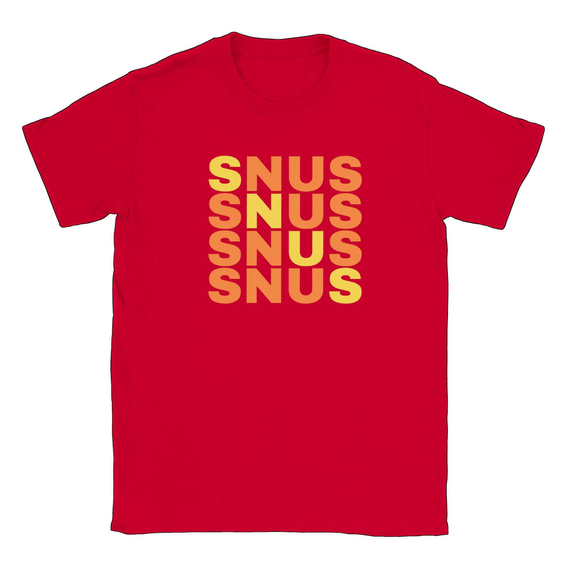 Snus x5 - T-shirt Röd