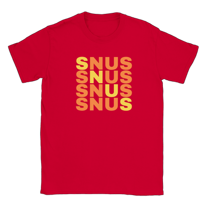 Snus x5 - T-shirt Röd