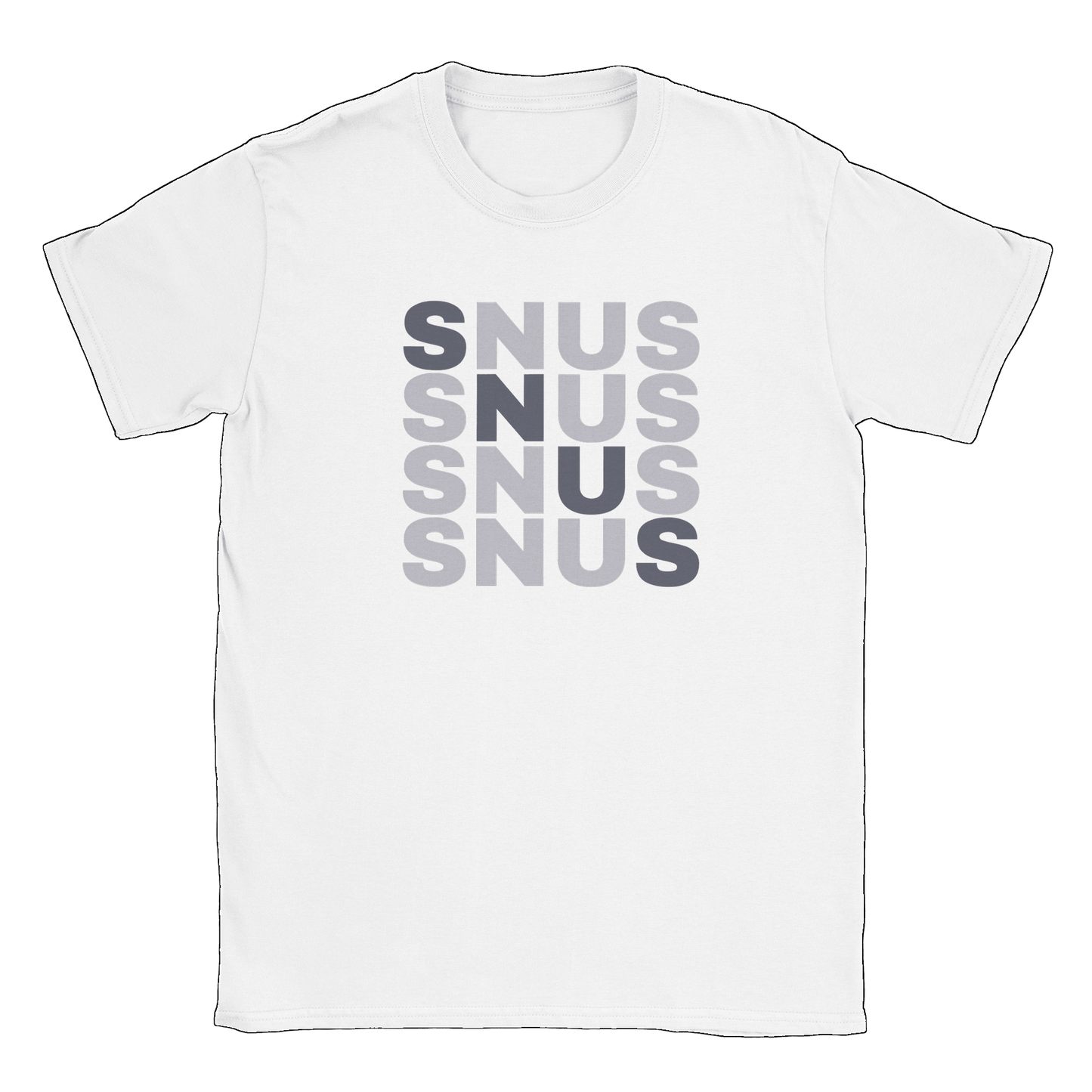 Snus x5 - T-shirt Vit