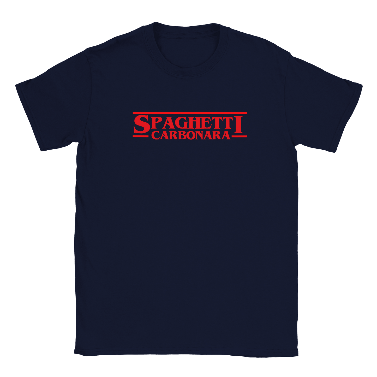 Spaghetti Carbonara - T-shirt för barn Marinblå