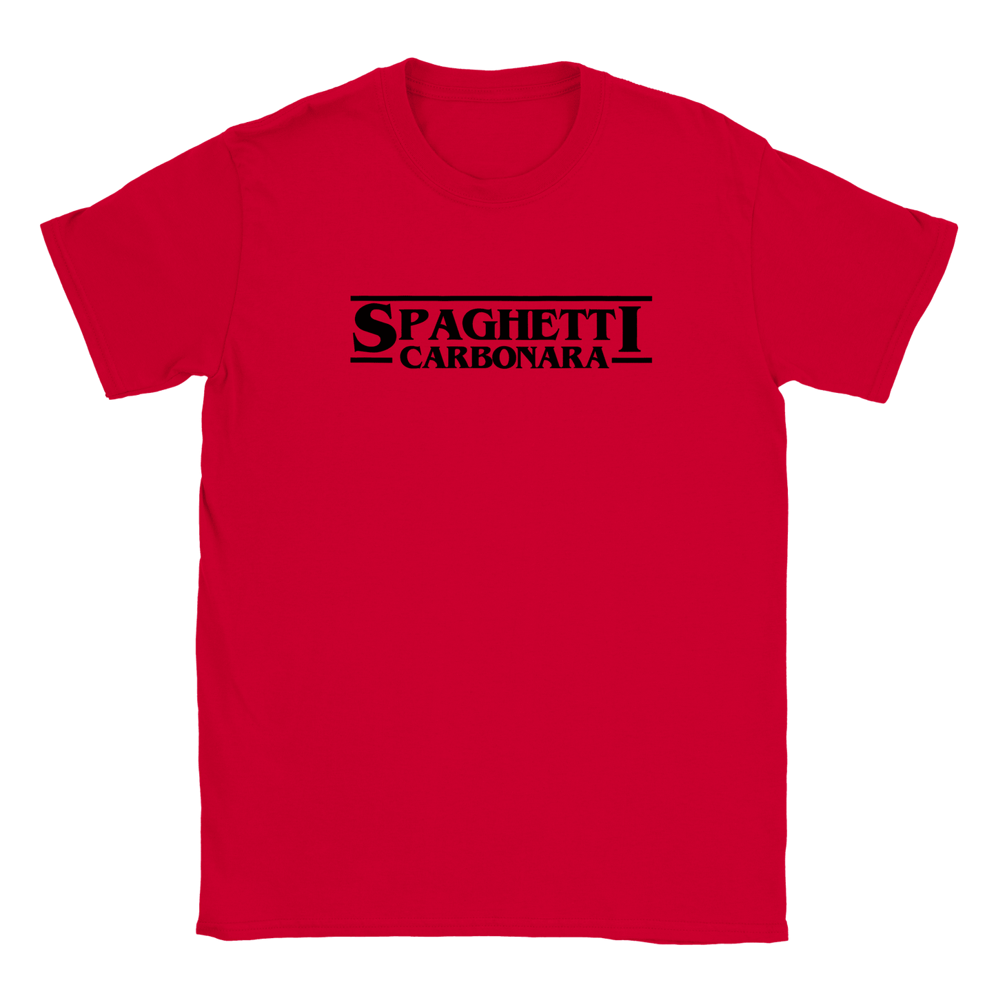 Spaghetti Carbonara - T-shirt för barn Röd