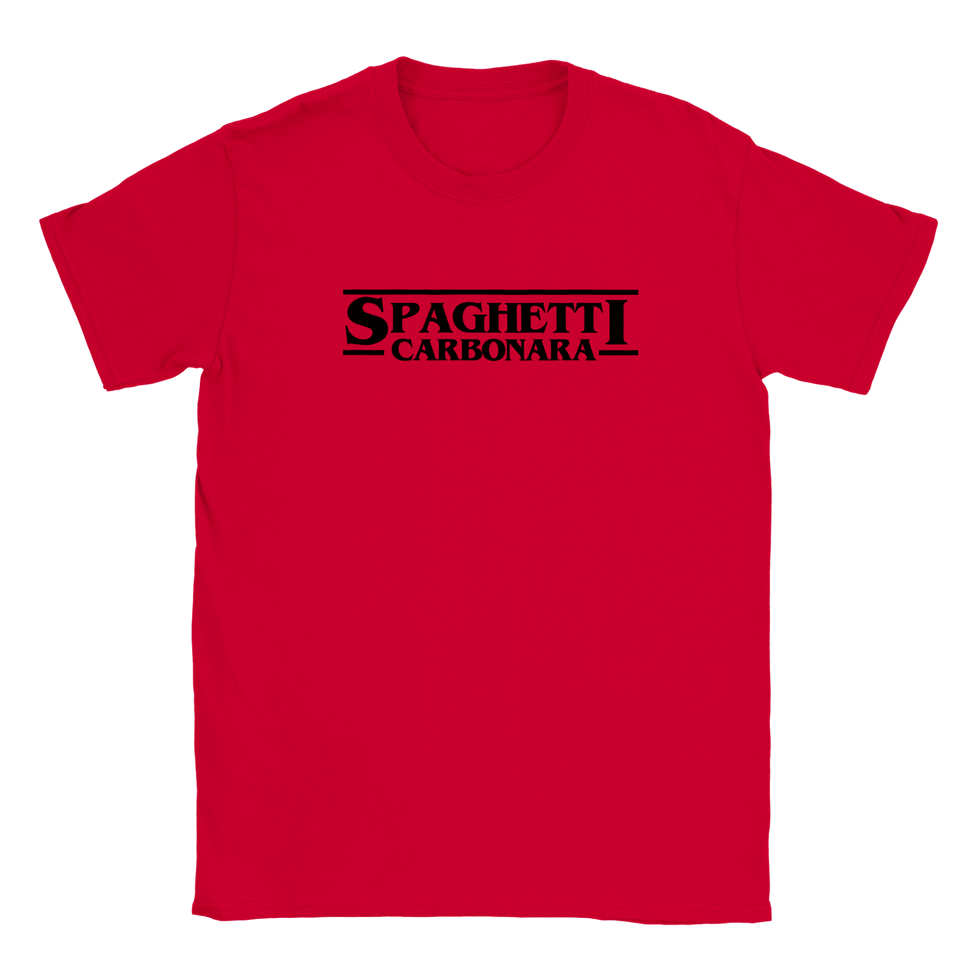 Spaghetti Carbonara - T-shirt för barn Röd
