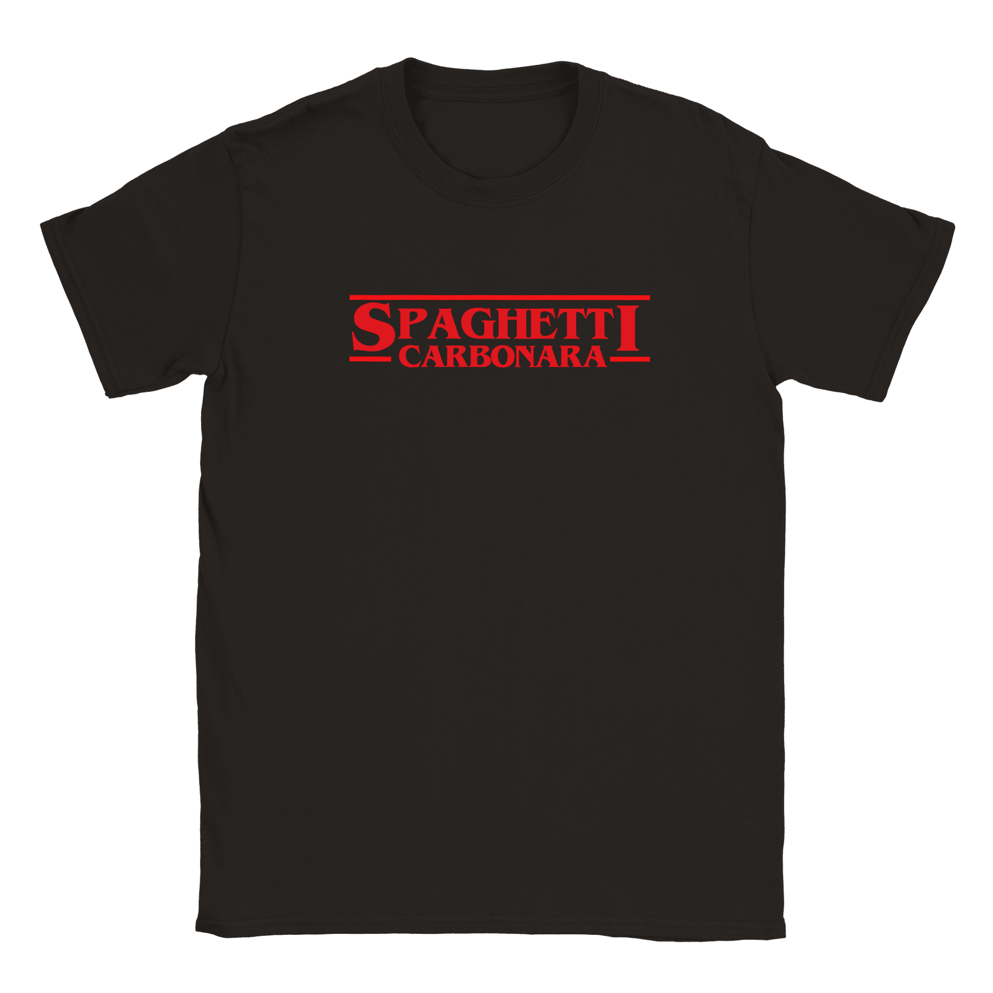 Spaghetti Carbonara - T-shirt för barn Svart