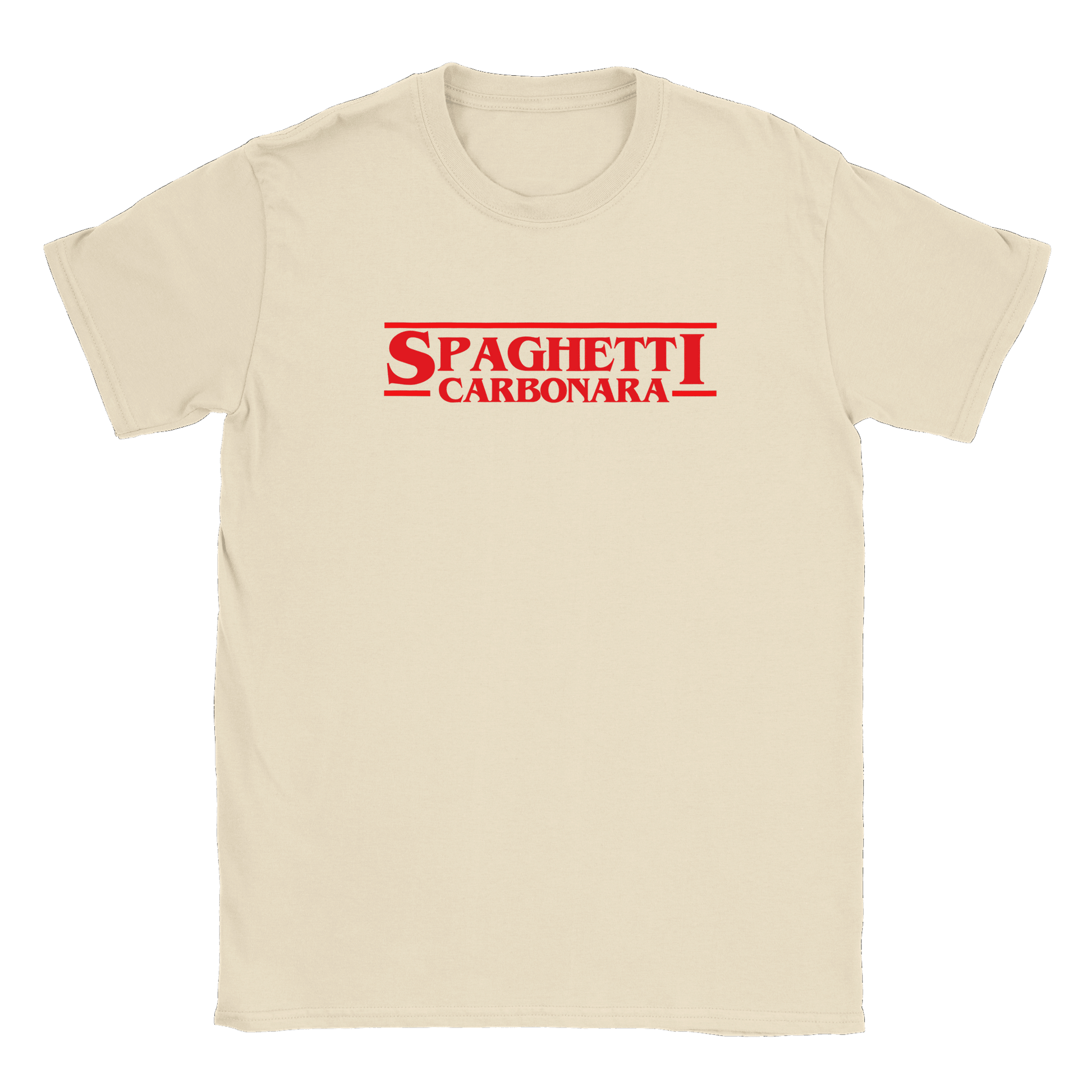 Spaghetti Carbonara - T-shirt Natural