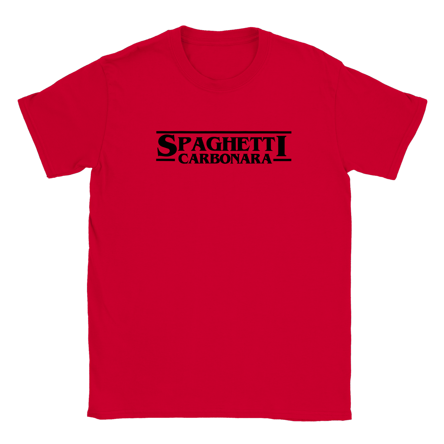 Spaghetti Carbonara - T-shirt Röd