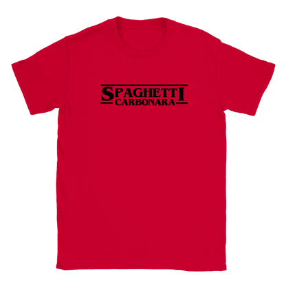 Spaghetti Carbonara - T-shirt Röd