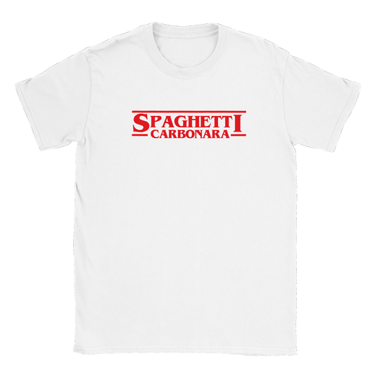 Spaghetti Carbonara - T-shirt Vit