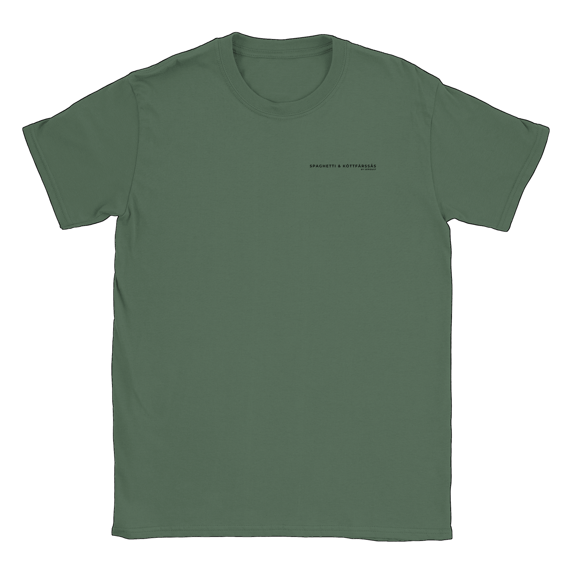 Spaghetti & Köttfärsås by Serious T - T-shirt Military Green
