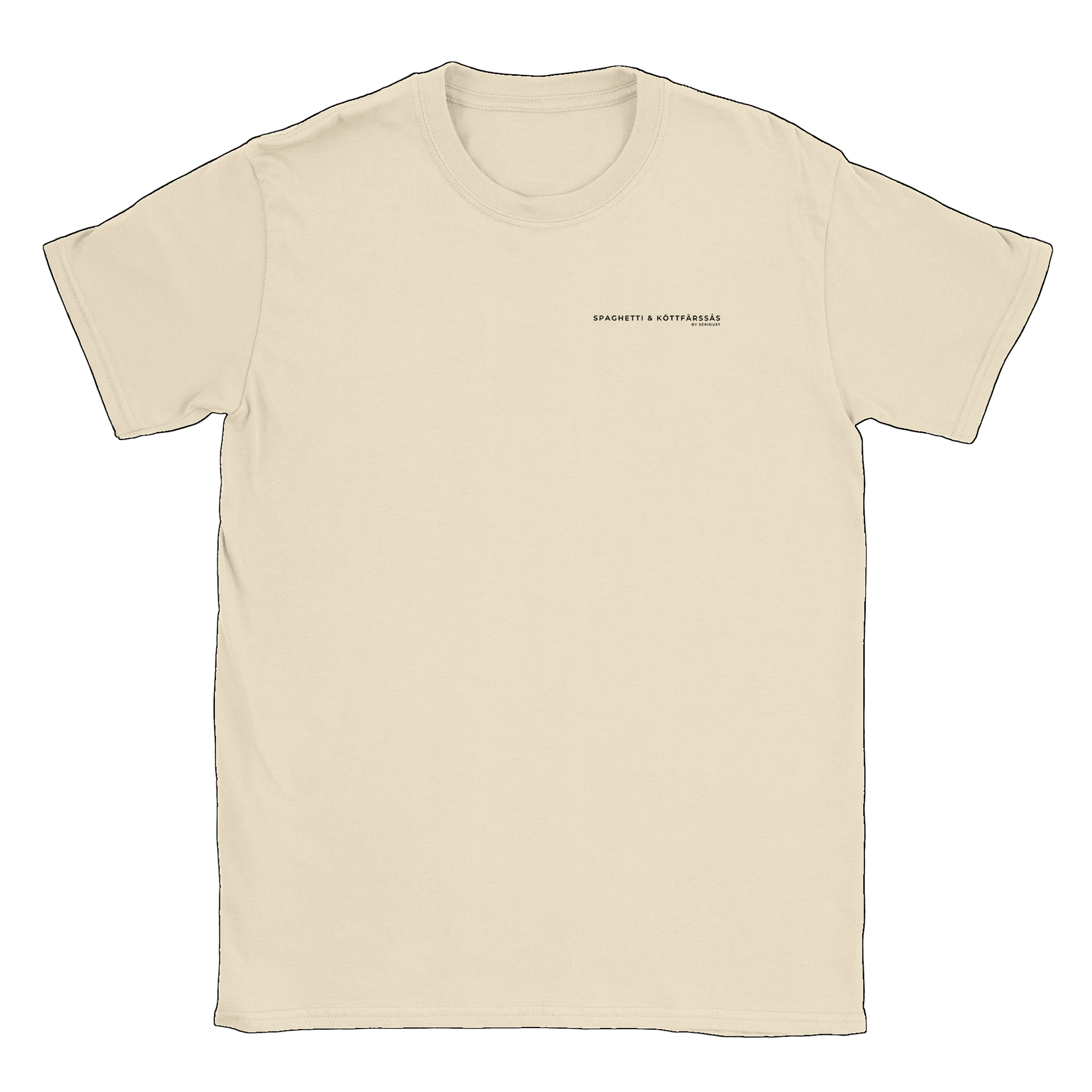Spaghetti & Köttfärsås by Serious T - T-shirt Natural