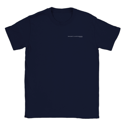 Spaghetti & Köttfärsås by Serious T - T-shirt Navy