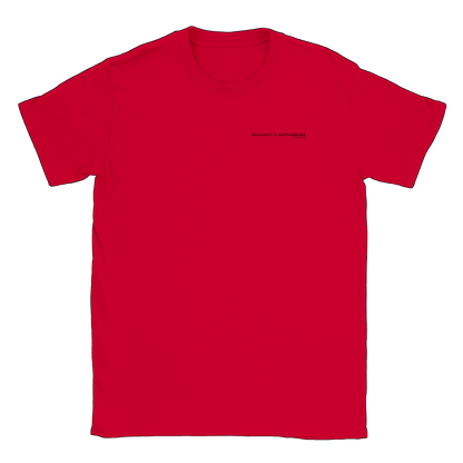 Spaghetti & Köttfärsås by Serious T - T-shirt Röd