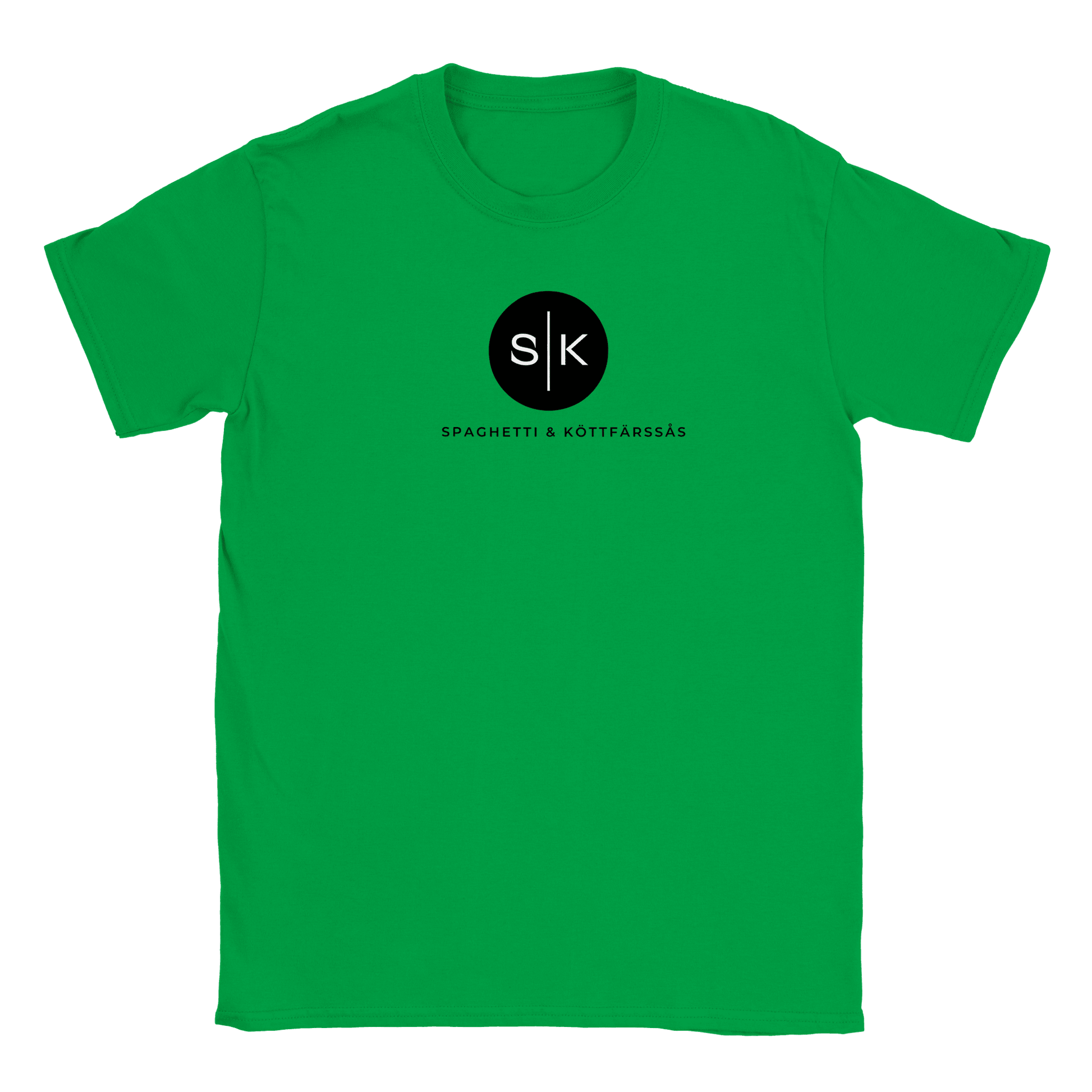 Spaghetti och Köttfärssås - T-shirt för barn Grön