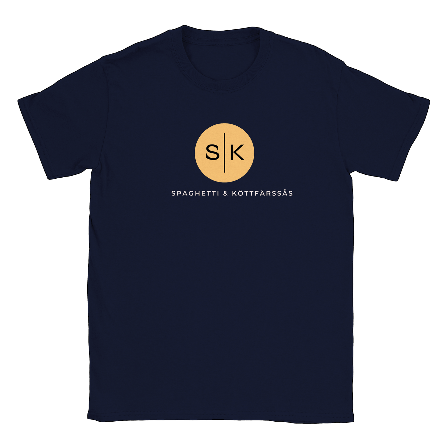 Spaghetti och köttfärssås - T-shirt Navy