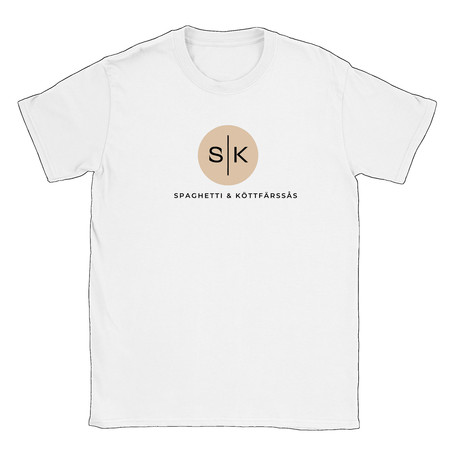 Spaghetti och köttfärssås - T-shirt Vit