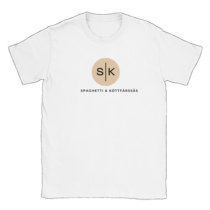 Spaghetti och köttfärssås - T-shirt Vit