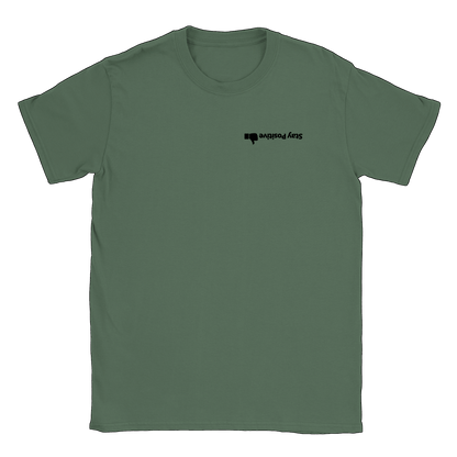 Stay Positive - T-shirt Military Green