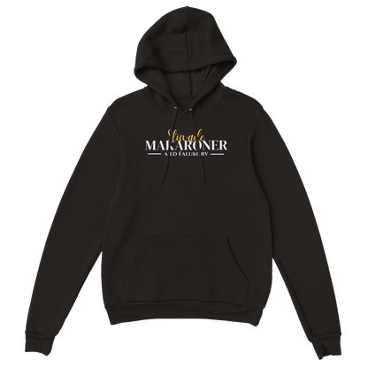 Stuvade makaroner med falukorv - Hoodie Svart