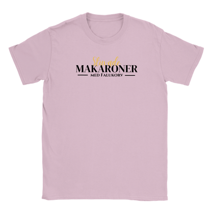 Stuvade makaroner med falukorv - T-shirt för barn Rosa