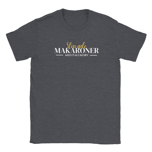 Stuvade makaroner med falukorv - T-shirt Mörk Ljung