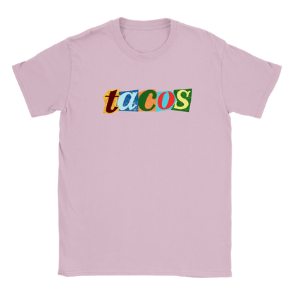 Tacos - T-shirt för barn Rosa