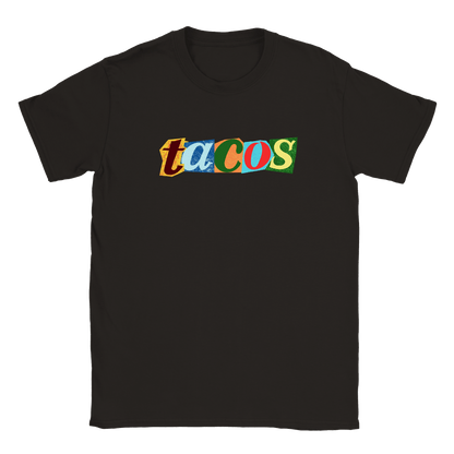 Tacos - T-shirt för barn Svart