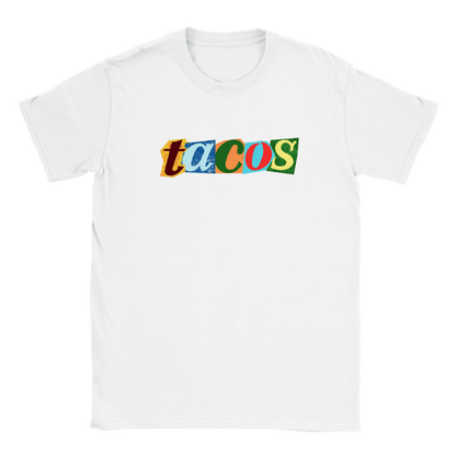 Tacos - T-shirt för barn Vit