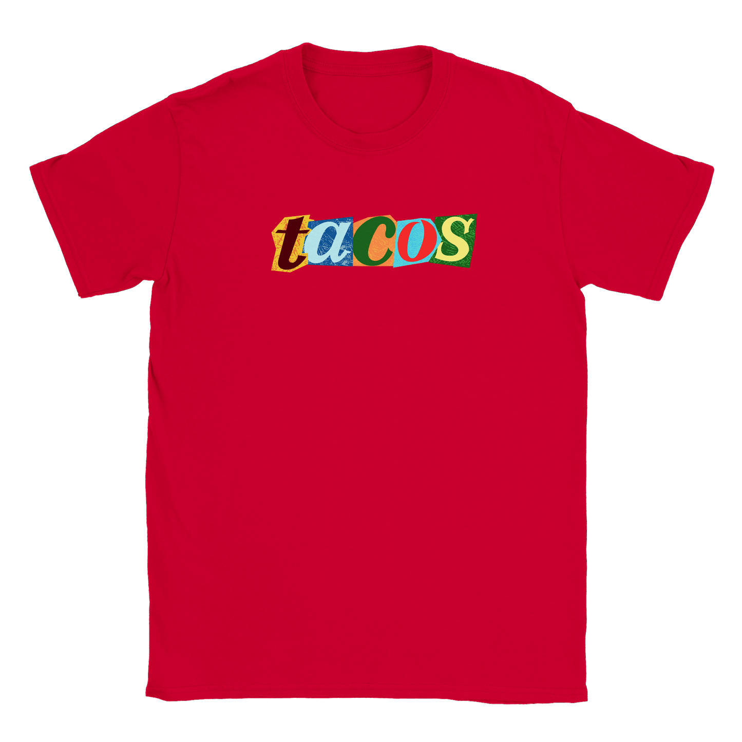 Tacos - T-shirt Röd