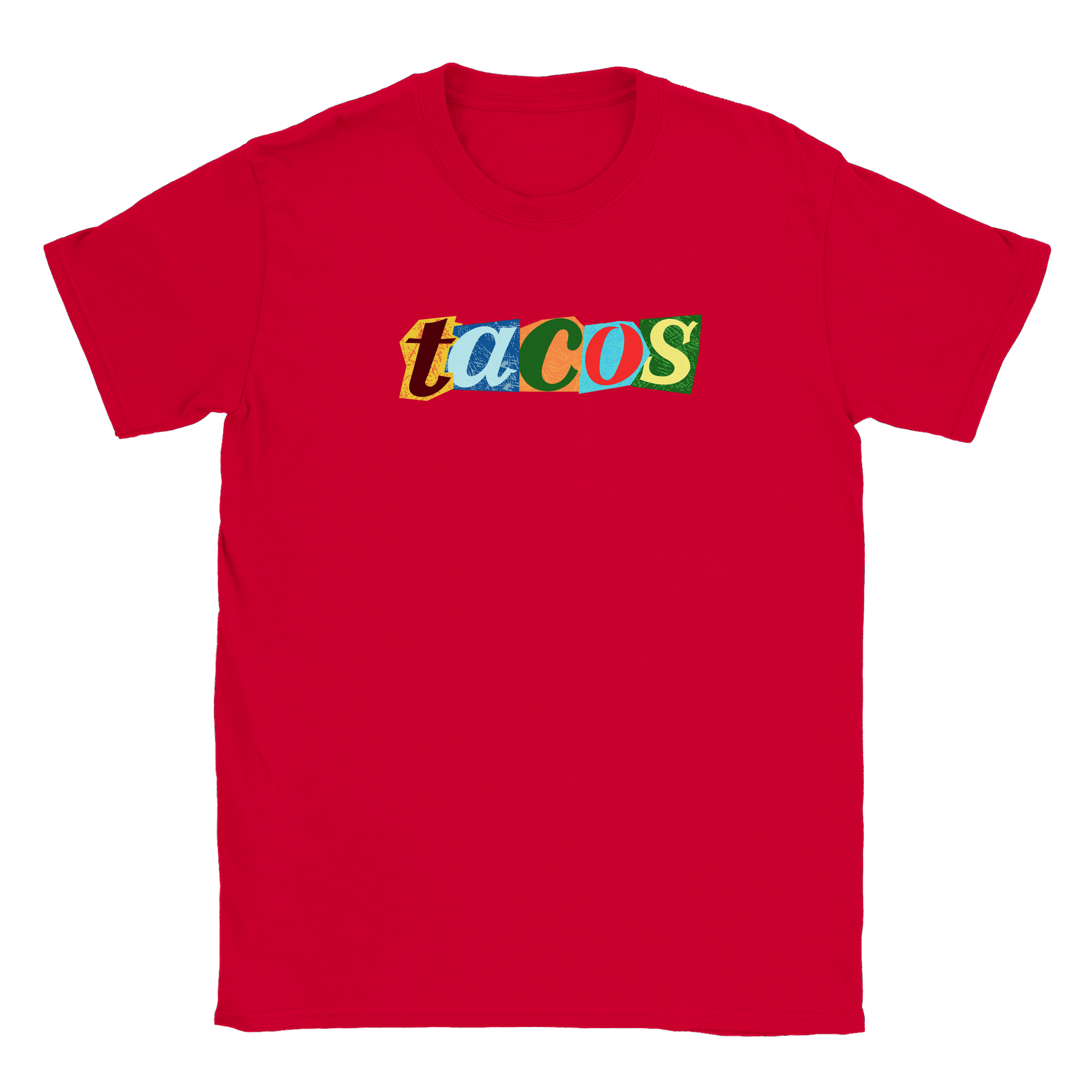 Tacos - T-shirt Röd