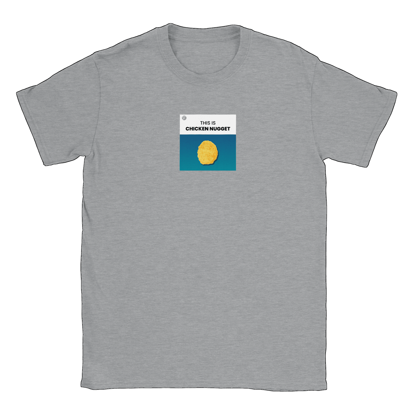 This is Chicken Nugget - T-shirt Sports Grey