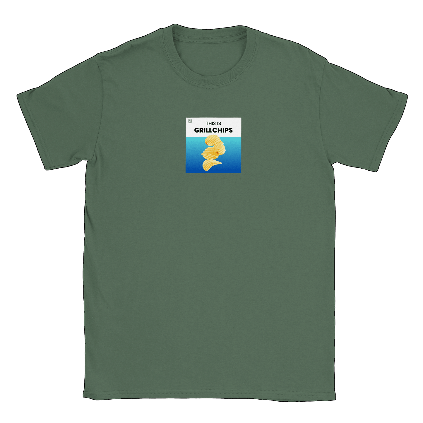 This is Grillchips - T-shirt Military Green