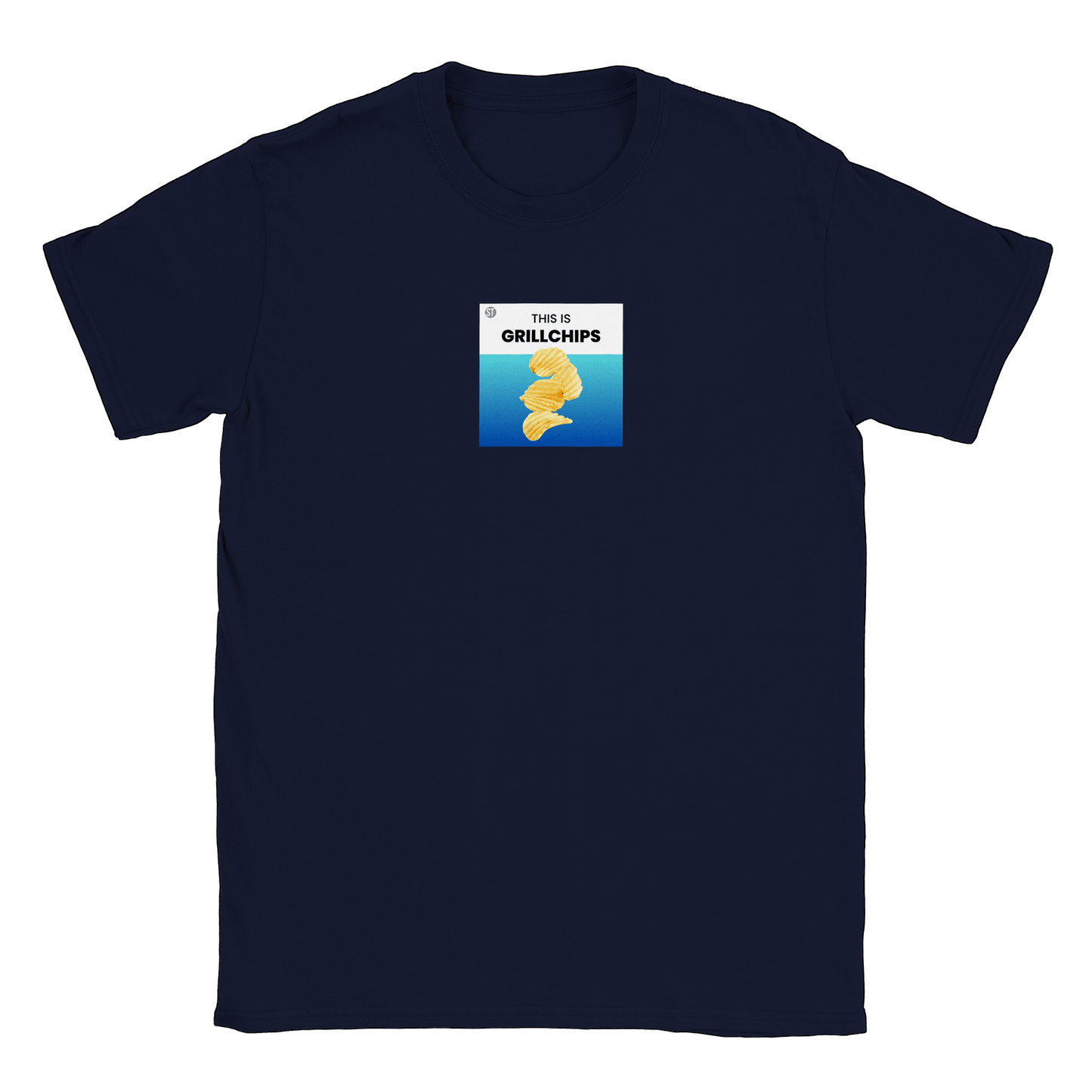 This is Grillchips - T-shirt Navy
