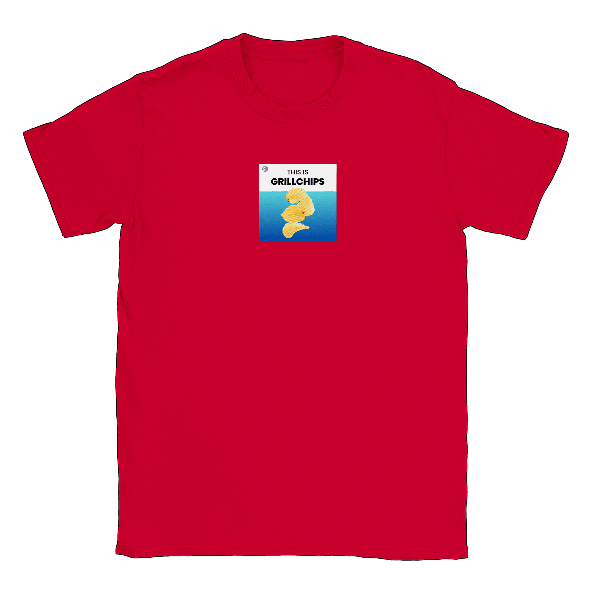 This is Grillchips - T-shirt Röd