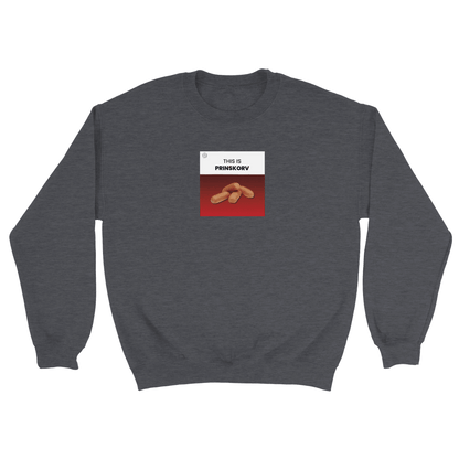 This is Prinskorv - Sweatshirt Mörkgrå