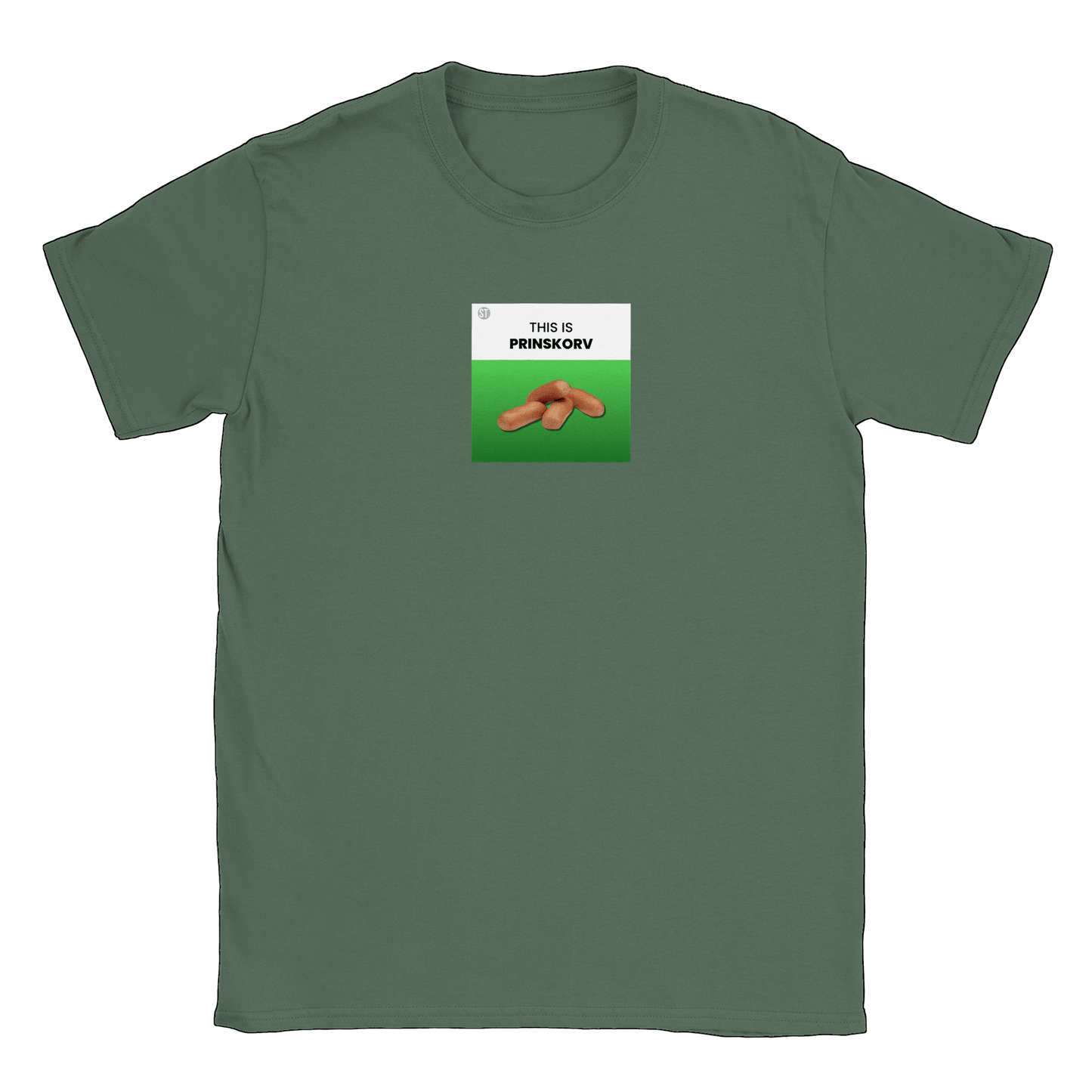 This is Prinskorv - T-shirt Military Green