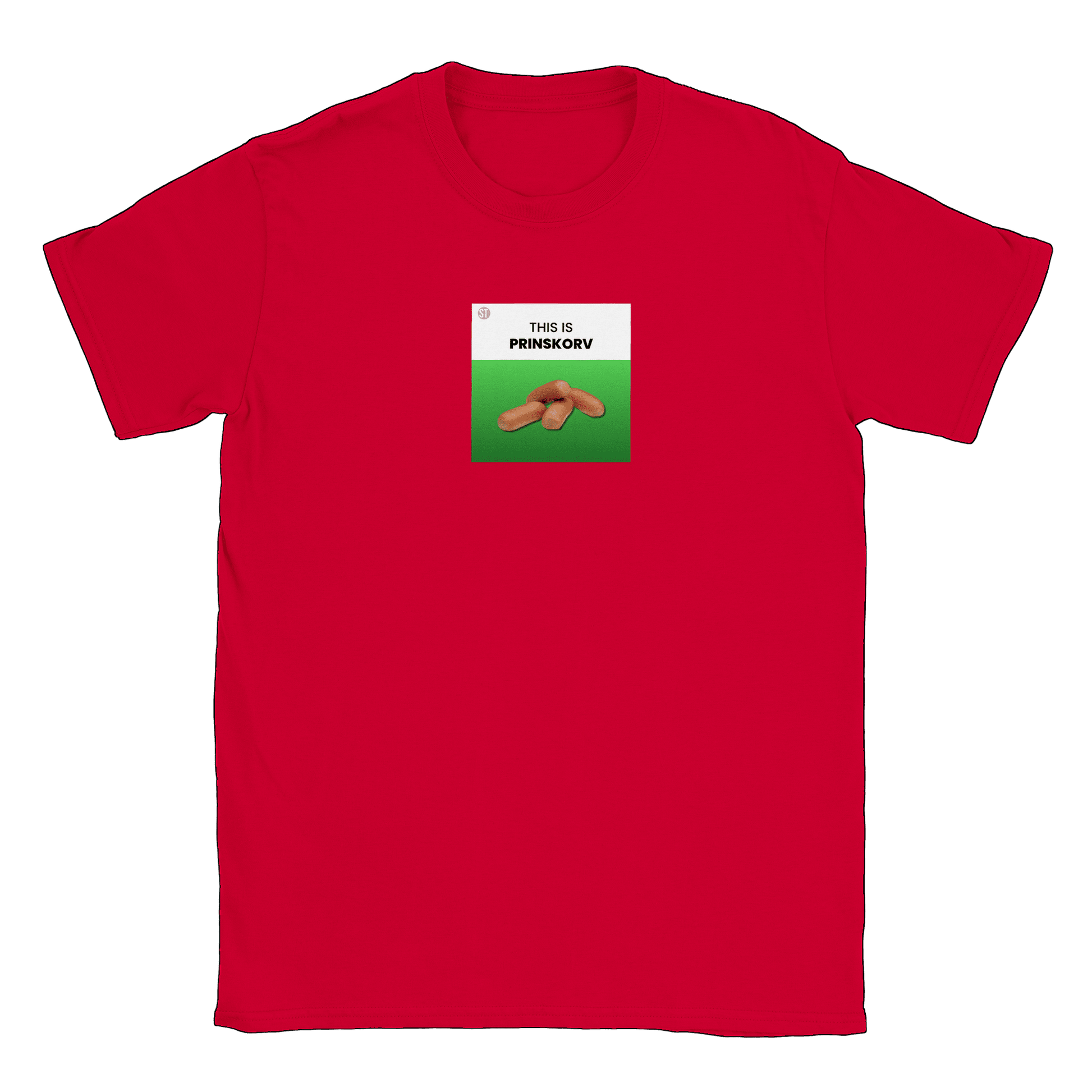 This is Prinskorv - T-shirt Röd
