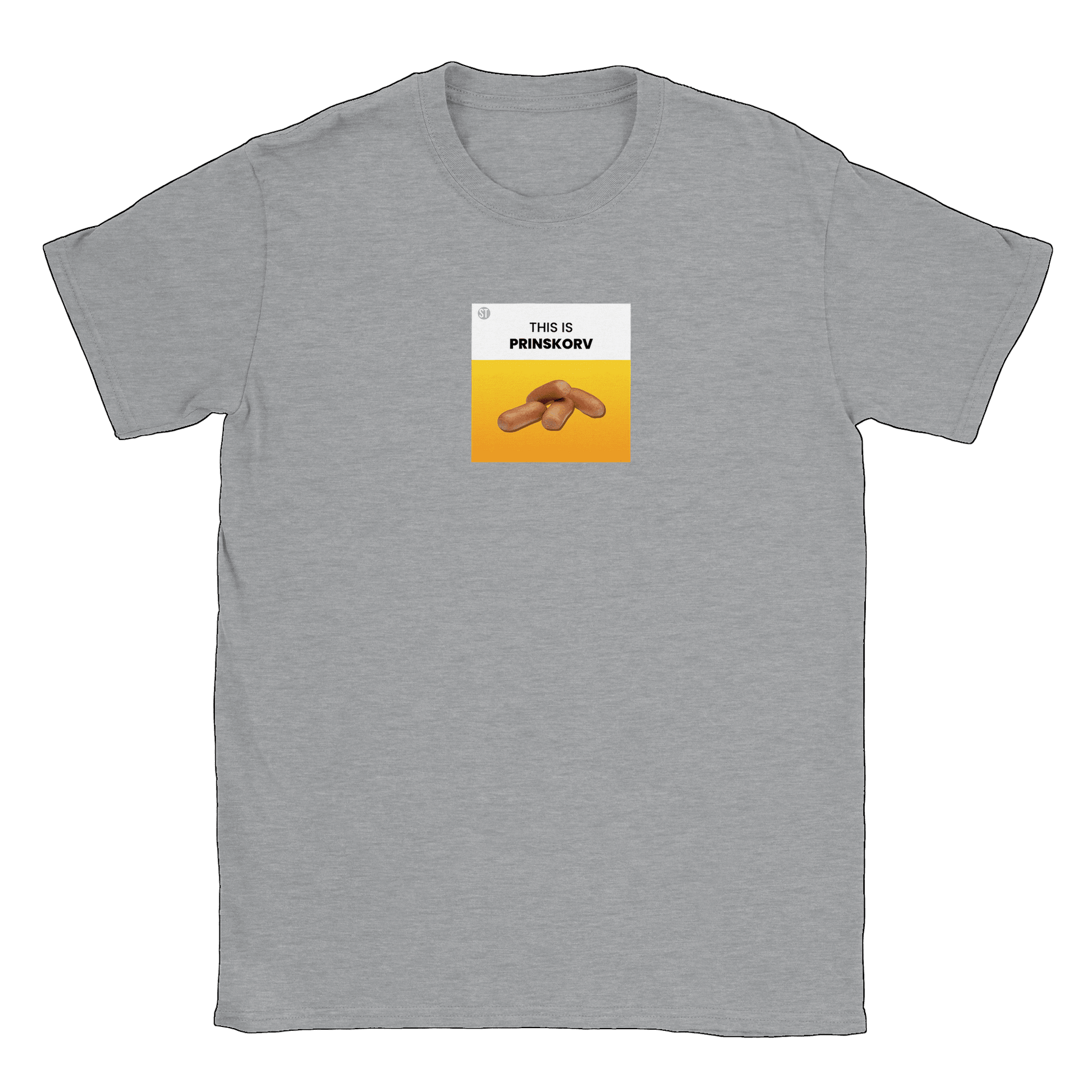 This is Prinskorv - T-shirt Sports Grey