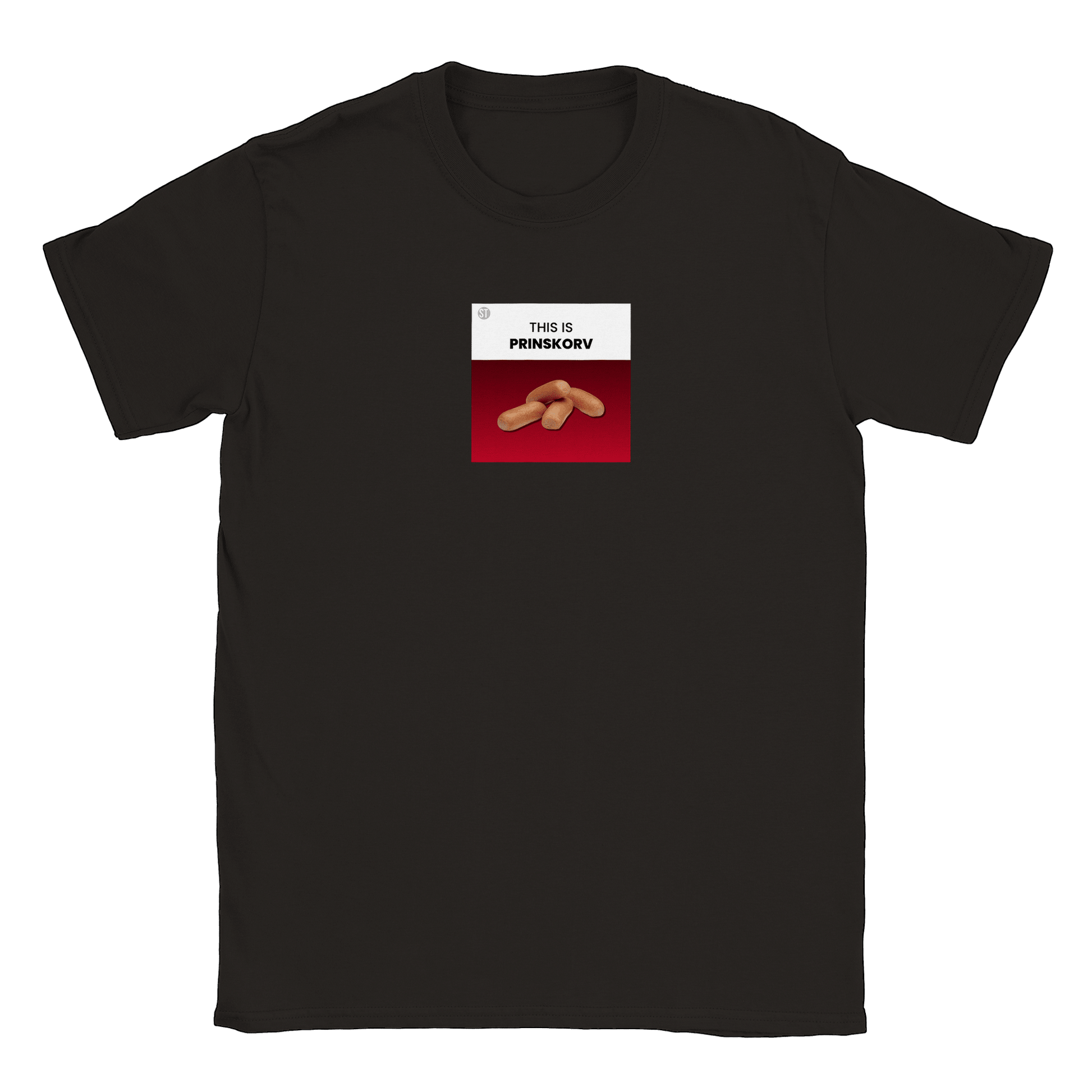 This is Prinskorv - T-shirt Svart