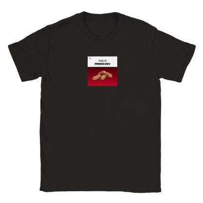This is Prinskorv - T-shirt Svart