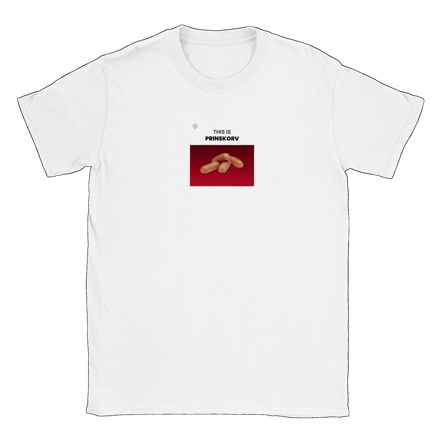 This is Prinskorv - T-shirt Vit